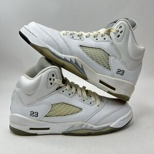 Nike Shoes Air Jordan 5 Retro BG “White Metallic” 2023
